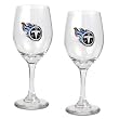 NFL Tennessee Titans 14-Ounce Wine Glass (Set of Two)