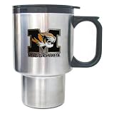 Missouri Tigers Stainless Travel Mug - NCAA College Athletics - Fan Shop Sports Team Merchandise