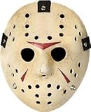 Friday the 13th Jason Voorhees Deluxe Fiberglass Mask Halloween Costume Accessory (B766a-f)