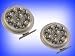 AutoVizion Super Slim Euro Style 8 LED Daytime Running Light Kit Universal for All 12V Vehicles