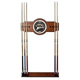 Western Michigan University Wood and Mirror Wall Cue Rack