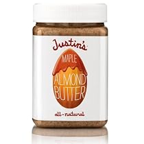Justin's Nut Butter Natural Maple Almond Butter, 16-Ounce Plastic Jar (Pack of 3)