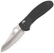 Amazon.com: Benchmade Knife 550HG Griptilian Pardue Plain Edge Folding Knife with Hole Opener and Black Handle".: Sports & Outdoors
