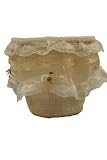Eden Lace Wase Bin - Gold