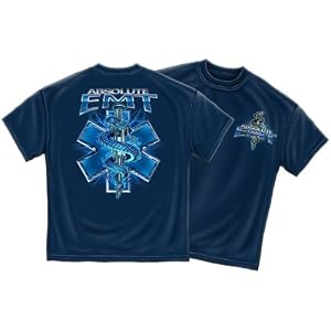 Absolute EMT Blue Cross Snake T-Shirt