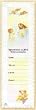 100 First Communion Mini-Bookmark Remembrances in Spanish, 2.5" x 8.25" - Girl