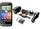 UltimateAddons Worldwide Travel Charging Kit + Emergency Battery for HTC Desire S