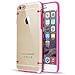 6 Case, iPhone 6 Case, SGM (TM) [Slim Hybrid] Case for iphone 6 4.7 [Clear Case] - iPhone 6 Bumper Case - With SGM (TM) Microfiber Cleaning Cloth (Hot Pink)