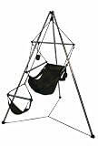 Hammaka 4028-HMKA Hammock Chair & Portable Tripod Stand, Black Aluminum