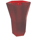 BRELLA VASE� - 10 inch - Translucent - Wildflower Red - Patio Umbrella Vase by Blue Star Group