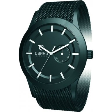 Obaku Harmony Herren-Armbanduhr V124G BBMB Titanglas Preisvergleich