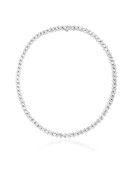 Garavelli Diamond 18k White Gold Necklace
