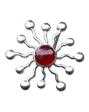 Carnelian brooch, 'Sunshine'