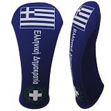 GREECE FLAG THEME DESIGN DRIVER HEAD COVER