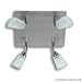 Paulmann 4er Rondell Astrid 4x40W G9 nickel-sat.
