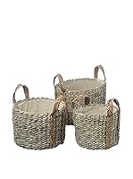 Boltze Set Cesta 3 Uds. Bryne Gris