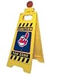 Cleveland Indians 29 inch Caution Blinking Fan Zone Floor Stand MLB Baseball