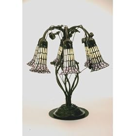 Meyda Tiffany 102416 19 Inch H 6 Light Lily Table Lamp by Meyda