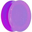 24mm Purple Neon Glitter Saddle Plug