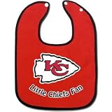 Kansas City Chiefs Two-Toned Snap Baby Bib