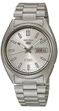 Seiko Men's Seiko 5 Automatic Silver-Tone Watch #SNXS73