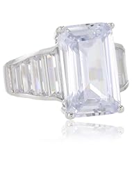 CZ by Kenneth Jay Lane "Traditional" 14 cttw Angela Cubic Zirconia Ring