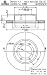 Brembo 25488 Front Disc Brake Rotor