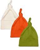 Colorful Knotted Baby Cap Giftset, Small, Earth