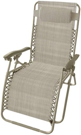 Astonica 50104384 Biege Gravity Chair with Head Cushion