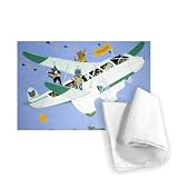 Cat Air Show (acrylic on canvas) by Pat.. - Tea Towel 100% Cotton - Art247 - Tea Towel - 46x70cm
