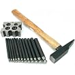 14 Jewelers Hammer Dapping Punches Block Doming Tools