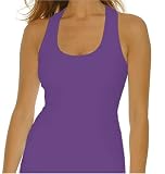  : Beyond Yoga Supplex Racer Back Camisole (Royal Purple, X-Small)