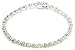 Sterling Silver Peridot Bracelet, 7.25"