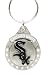 Pewter MLB Team Logo Key Ring - Chicago White Sox