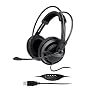 jWIN JBM60 PC/Gaming Stereo Headphones with Microphone and In-line Digital Volume Control/USB