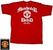 FC Football Club Soccer Manchester United Logo Glory Days Red T-shirt Tee