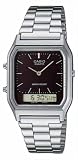 Casio - AQ-230A-1DMQYEF - Montre Homme- Quartz analogique et digitale - Chronographe - Alarme - Bracelet acier
