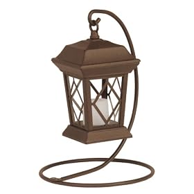 Paradise GL23925-RT Compact Flameless Candle Lantern Kit, Rust by Northern International