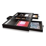 Scrapbox EZ View Craft Storage Office Desk Table Top- Black