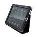 DigiOrage (TM) Genuine Leather Case Folio with 3-in-1 built-in Stand for Apple Ipad Tablet/wifi 3G Model 16gb, 32gb, 64gb (Black)