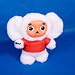 SOFT TOY/White Cheburashka [Worldwide glory didnt spoil our star. Look at these big, ...