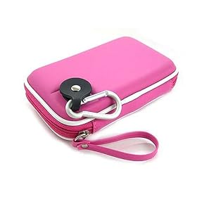 Kroo CNDSZNP2-HD Western Digital My Passport Portable Hard Drive EVA Case (Hot Pink)