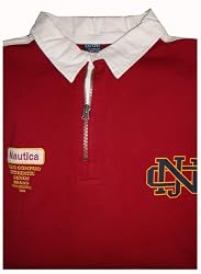 Men's Nautica Polo Shirt Long Sleeve Size Large Different Colors Available.