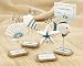 Nantucket Shore Handcrafted Wooden Placecard Holders (Set of 4)