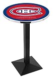 36" Montreal Canadiens Counter Height Pub Table - Square Base
