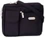 Baggallini Wallet Bagg, Crinkle Black, Large