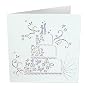 Paperchase Wedding Card, Laser Cut Wedding Cake Design