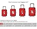 Explore Land Travel Luggage Cover Suitcase Protector Fits 18-32 Inch Luggage (Owl, L(27-30 inch luggage))
