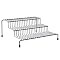 Spice Rack with 3-Tiers - Black/ Chrome