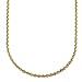 14 Yellow Gold 2.5mm Diamond Cut Rope Necklace, 20"